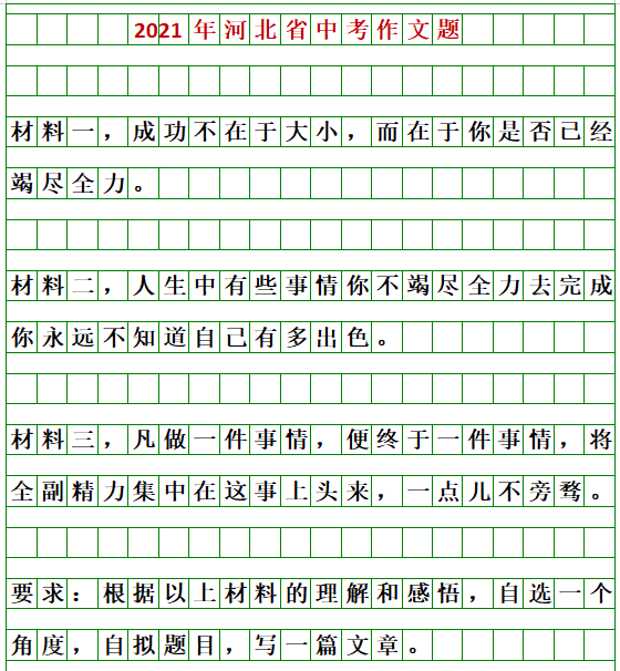 河北2022中考作文题来啦！你会怎么写？8565 作者:馒头蓉蓉 帖子ID:93250 河北,中考,中考作文,作文,来啦